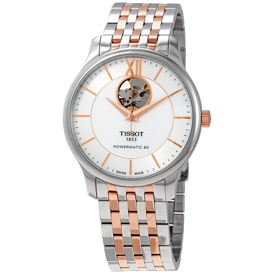 Tissot Tradition Silver Dial  Two-tone Men's Watch T063.907.22.038.01 - Dawson Watches