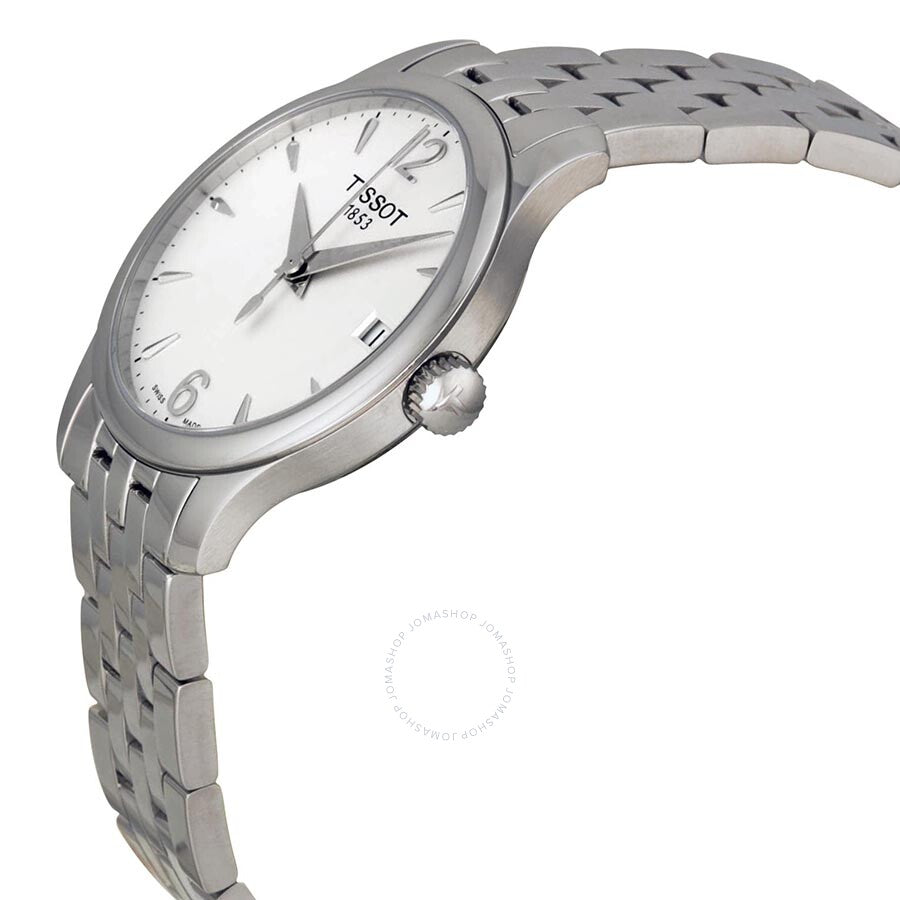 Tissot Tradition Silver Dial Ladies Watch T0632101103700 - Dawson Watches #2