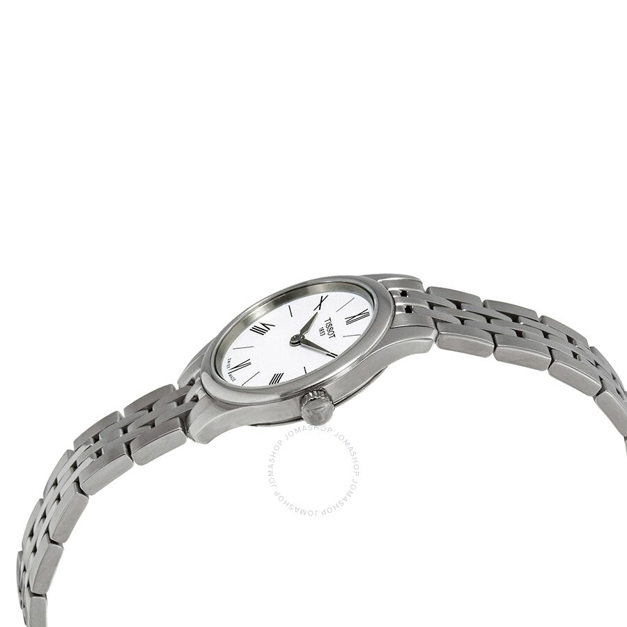 Tissot Tradition Thin White Dial Ladies Watch T0630091101800 - Dawson Watches #2