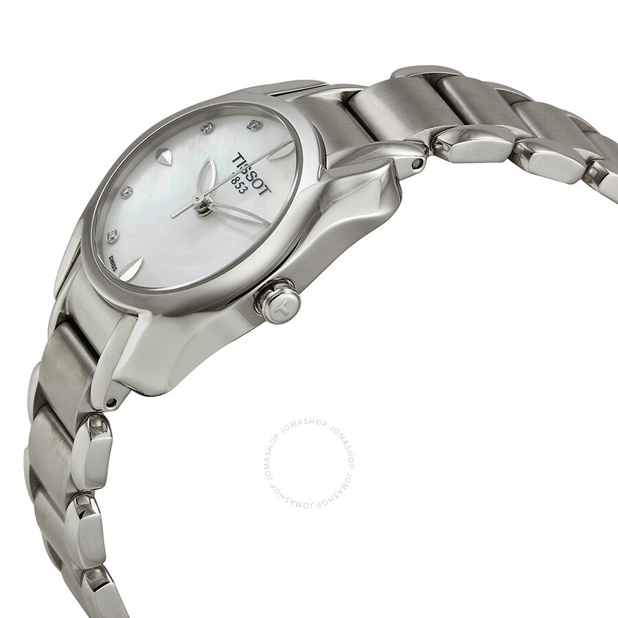 Tissot Trend T-Wave Mother of Pearl Dial Diamond Ladies Watch T023.210.11.116.00 - Dawson Watches #2