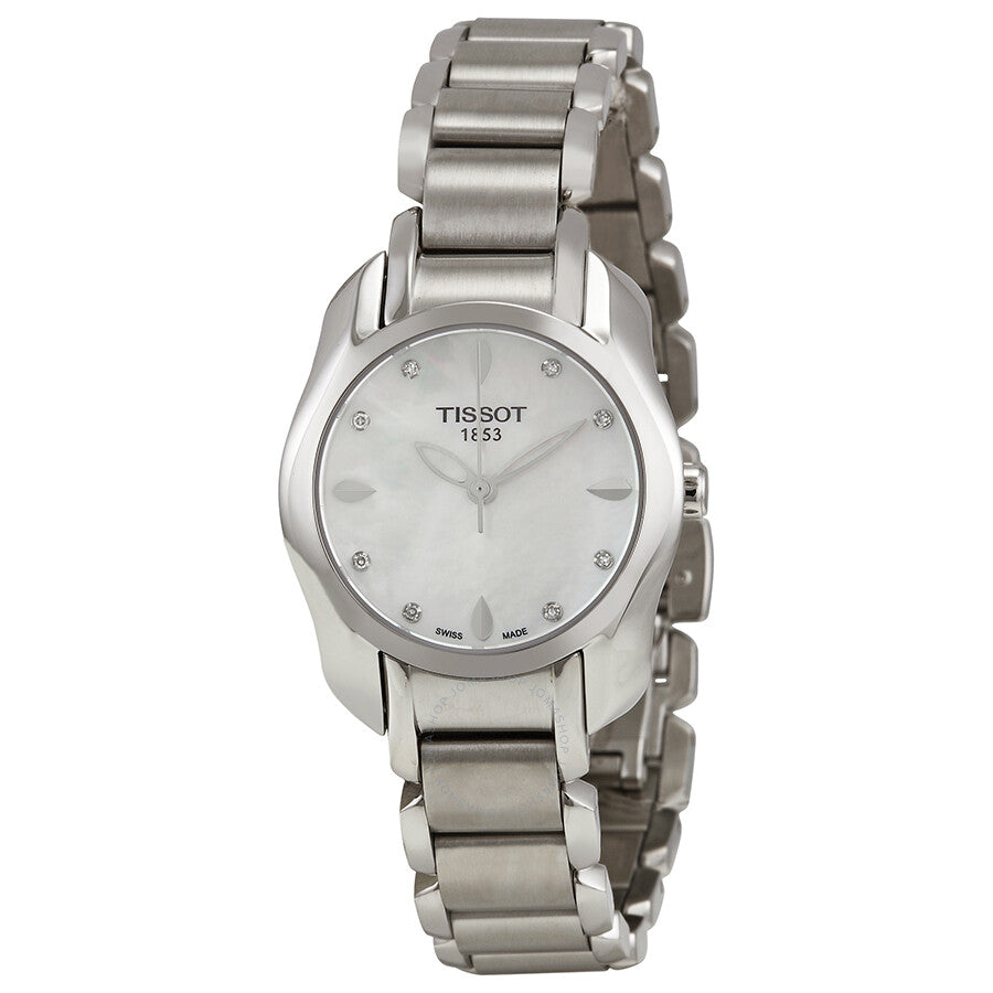 Tissot Trend T-Wave Mother of Pearl Dial Diamond Ladies Watch T023.210.11.116.00 - Dawson Watches