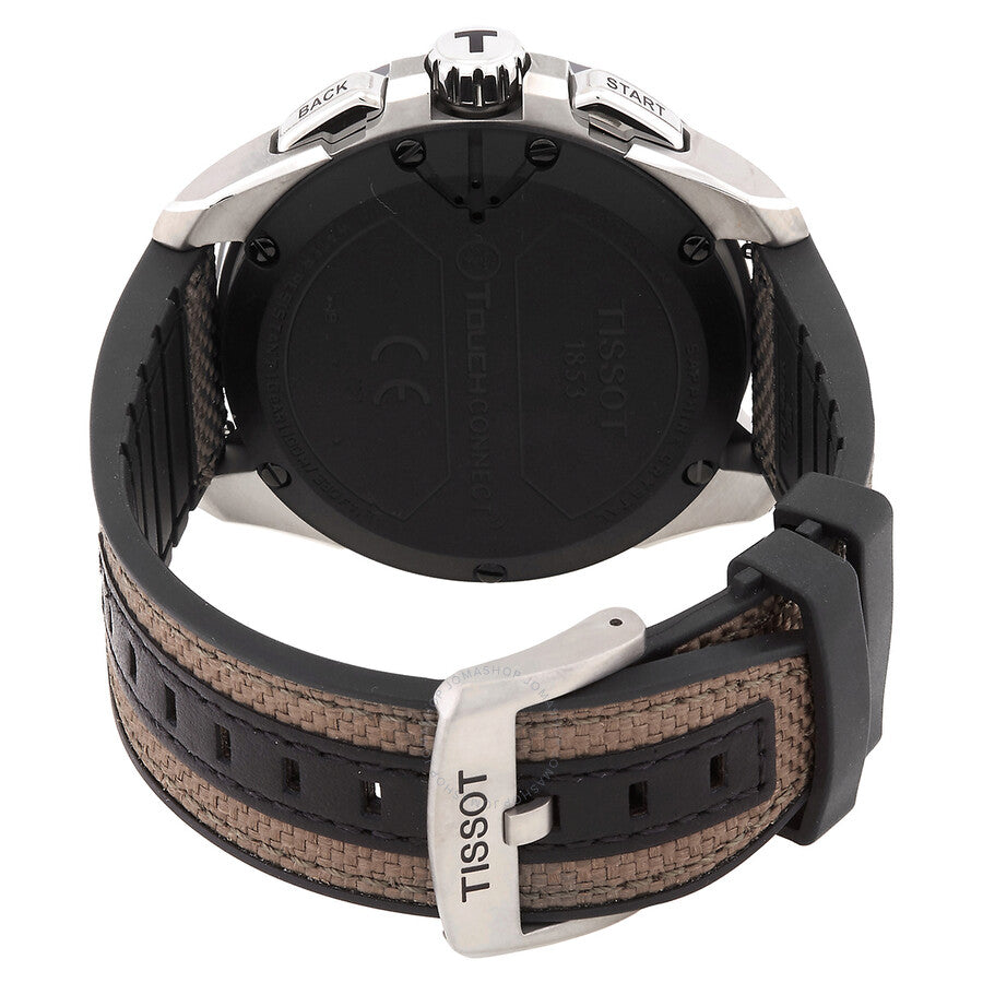 Tissot T-Touch Connect Solar Perpetual Alarm Chronograph GMT Quartz Analog-Digital Black Dial Men's Watch T121.420.47.051.07 - Dawson Watches #3
