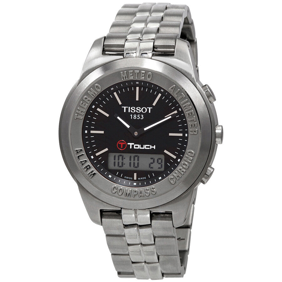 Tissot T-Touch Quartz Analog-Digital Black Dial Men's Watch T33.1.388.51 - Dawson Watches
