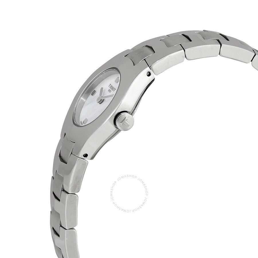 Tissot T-Trend T-Round Mother of Pearl Dial Stainless Steel Ladies Watch T64.1.285.81 - Dawson Watches #2