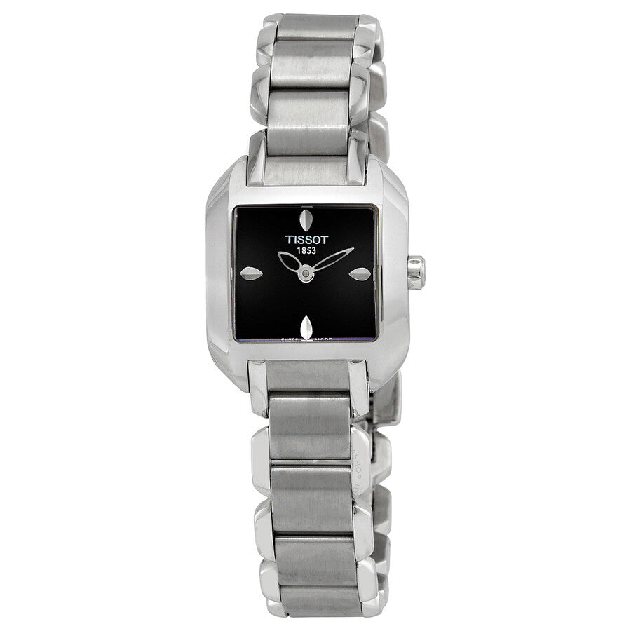 Tissot T-Wave Black Dial Stainless Steel Ladies Watch T02.1.285.51 - Dawson Watches
