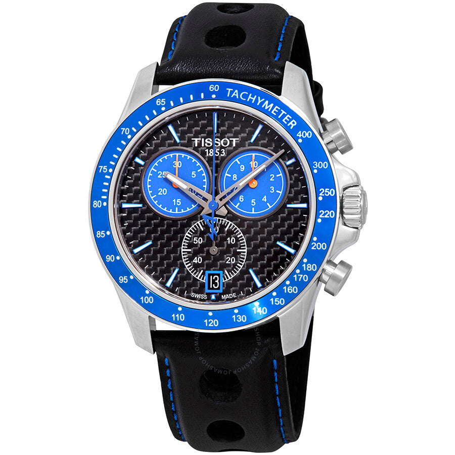 Tissot V8 Alpine Chronograph Black Dial Men's Watch T106.417.16.201.01 - Dawson Watches