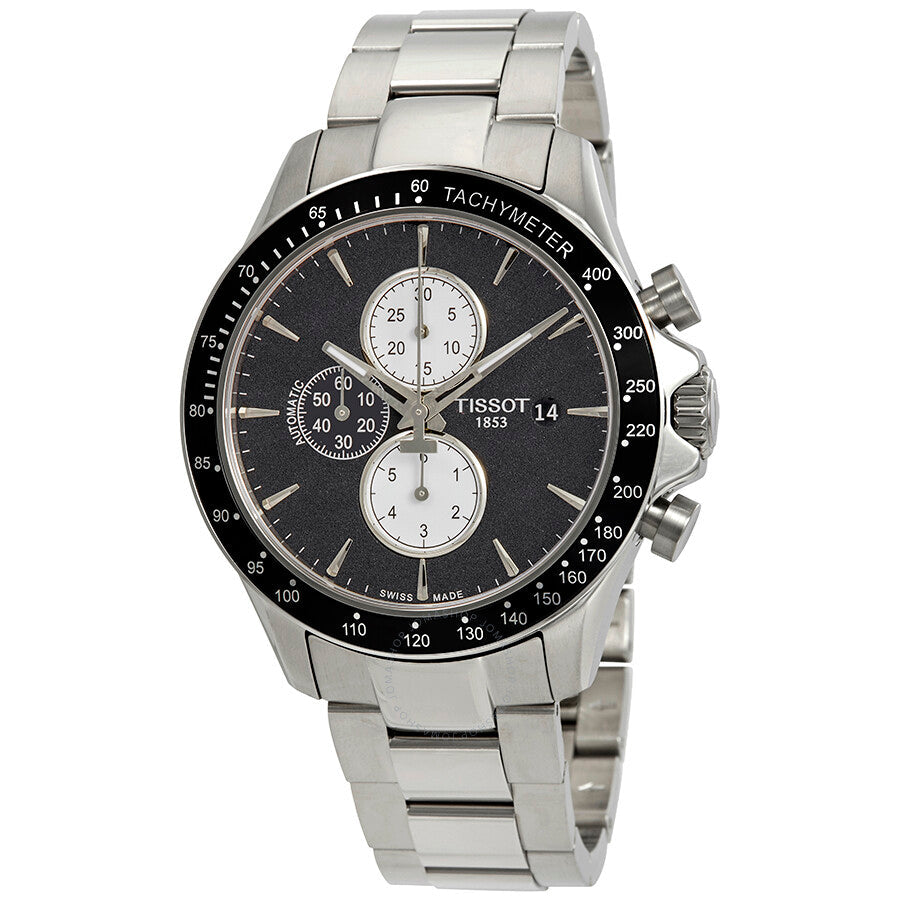 Tissot V8 Black Dial Men's Chronograph Automatic Watch T106.427.11.051.00 - Dawson Watches