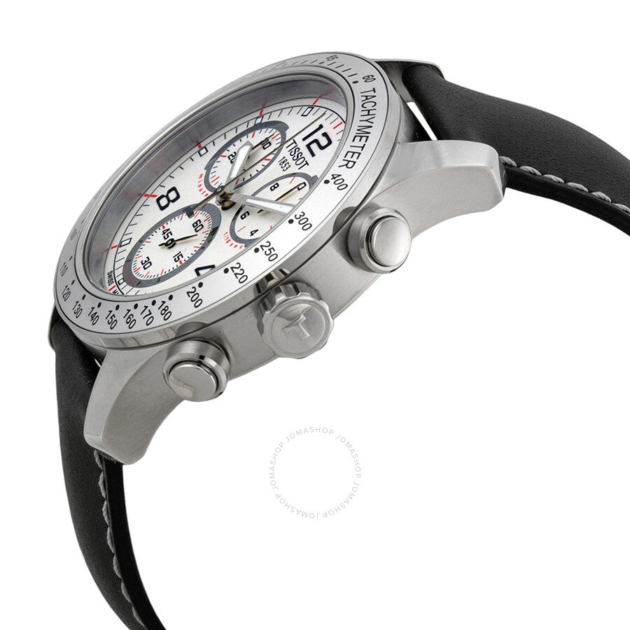 Tissot V8 Chronograph White Dial Men's Watch T0394171603702 - Dawson Watches #2