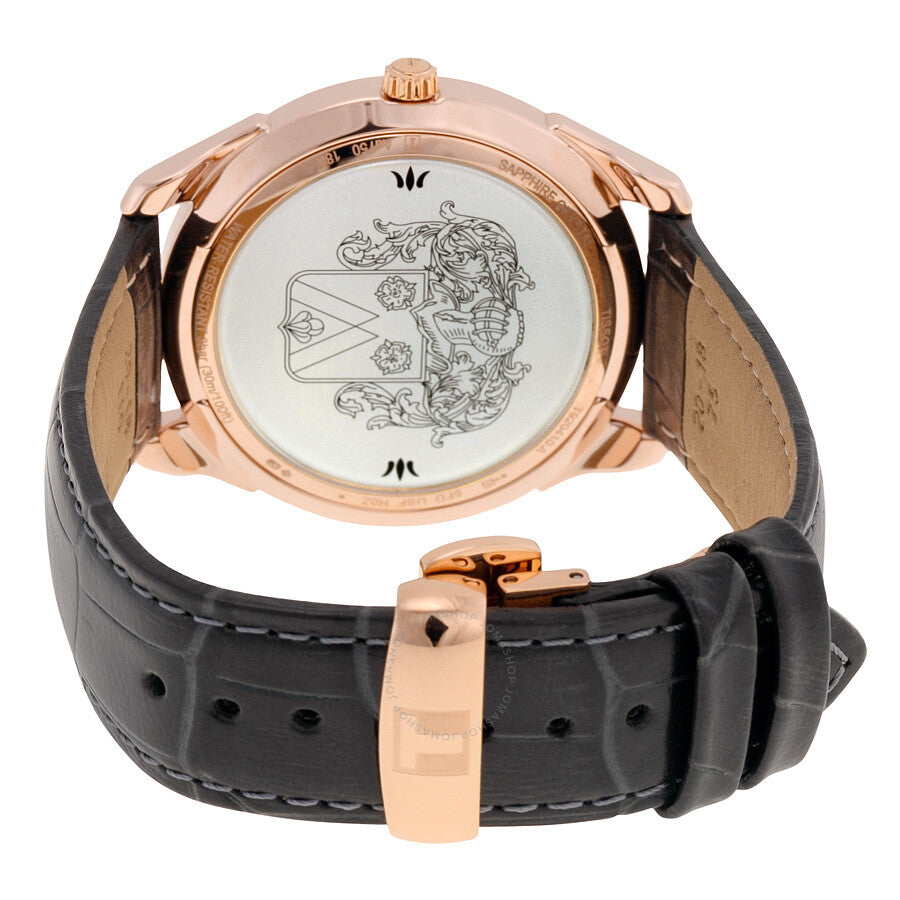 Tissot Vintage Black Dial Black Leather Men's Watch T9204107606100 - Dawson Watches #3