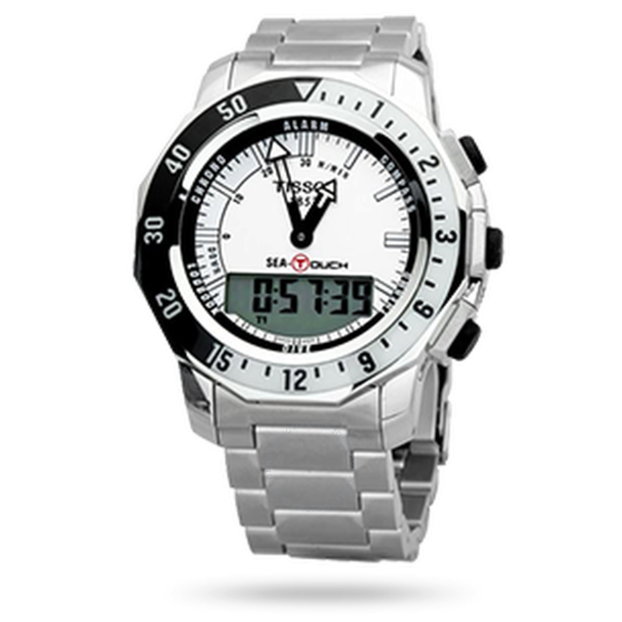 Tissot Sea Touch Chronograph White Dial Men's Watch T026.420.11.031.00 - Dawson Watches #5
