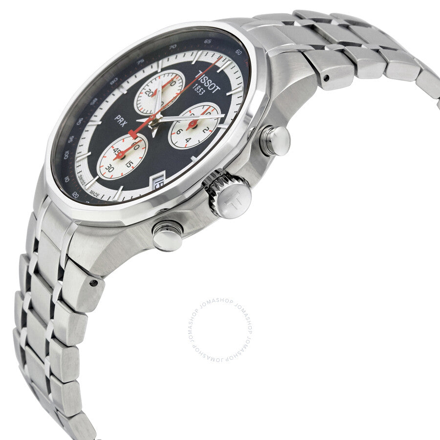 Tissot T-Classic PRX Chronograph Black Dial Men's Watch T0774171105101 - Dawson Watches #4