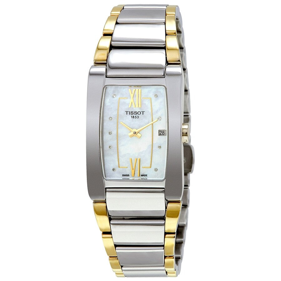 Tissot Generosi-T White Mother of Pearl Dial Ladies Watch T105.309.22.116.00 - Dawson Watches