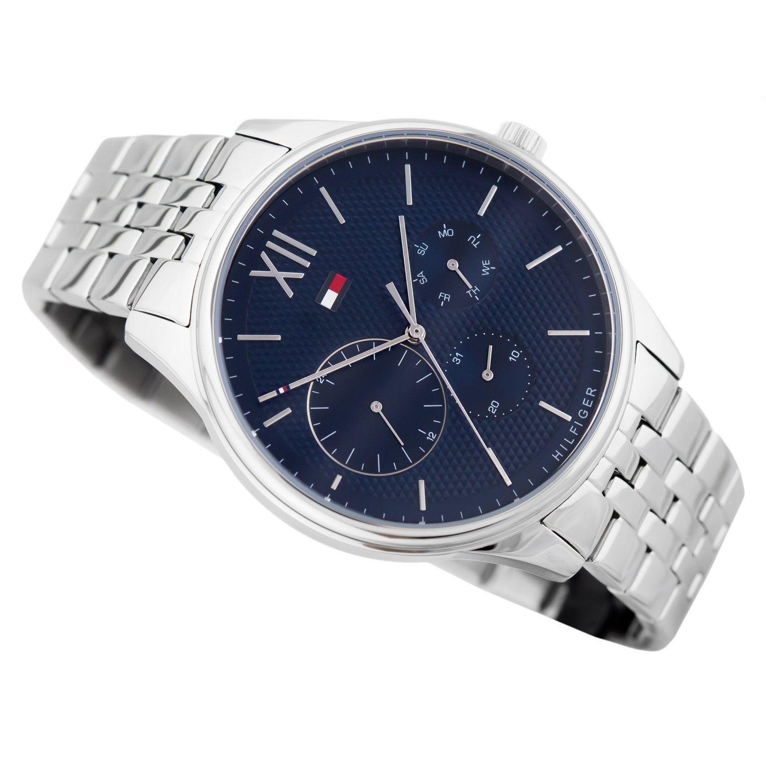 Tommy Hilfiger Blue Dial Silver Men's Watch 1791416