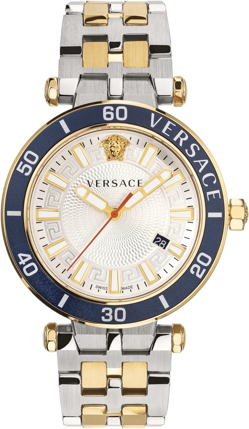 Versace Greca Sport Two-Tone Unisex Watch  VEZ300521 - Dawson Watches