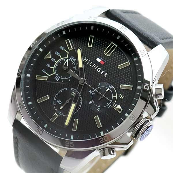 Tommy Hilfiger Decker Chronograph Black Dial Men's Watch 1791563