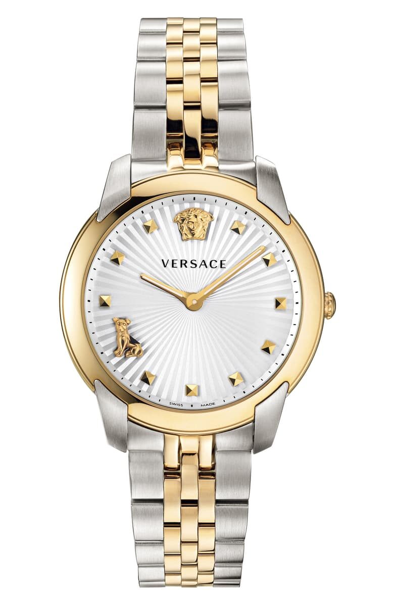 Versace Audrey Quartz Silver Dial Ladies Watch VELR00519 - BigDaddy Watches