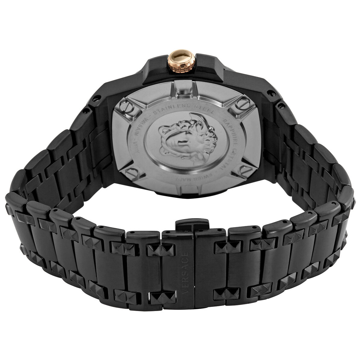 Versace Chain Reaction Quartz Black Dial Men's Watch VEDY00719 - BigDaddy Watches #3