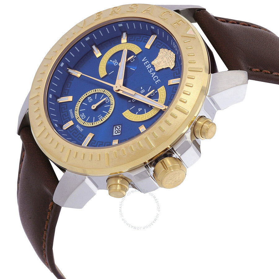 Versace Chronograph Quartz Blue Dial Men's Watch VE2E00221 - Dawson Watches #2