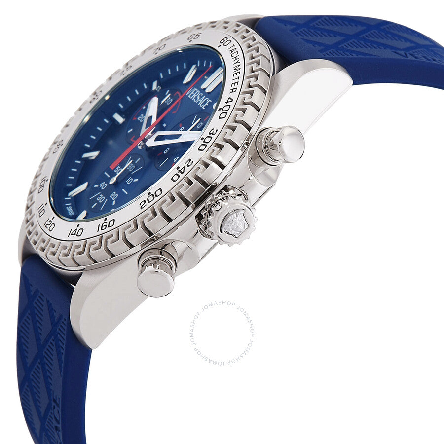 Versace Chronograph Quartz Blue Dial Men's Watch VE9K00724 - Dawson Watches #2