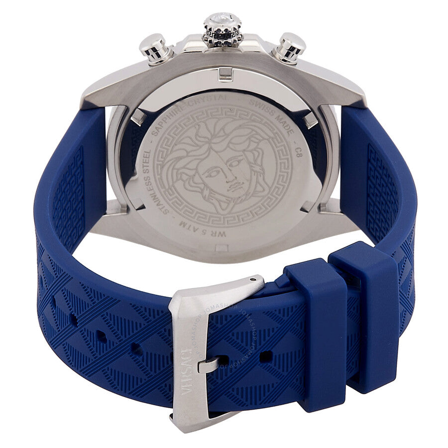 Versace Chronograph Quartz Blue Dial Men's Watch VE9K00724 - Dawson Watches #3