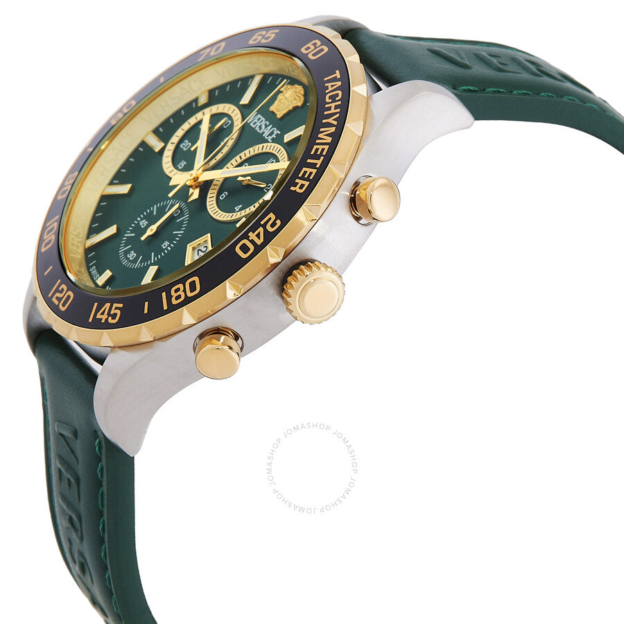 Versace Chronograph Quartz Green Dial Men's Watch VEPCA0224 - Dawson Watches #2