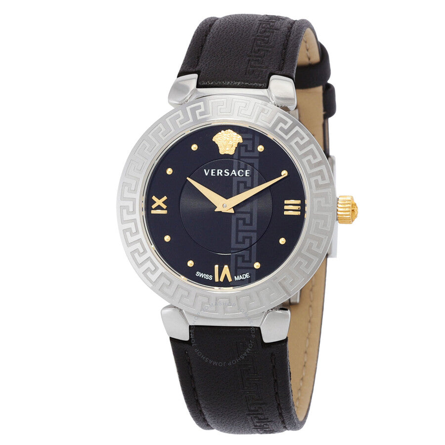 Versace Daphnis Quartz Black Dial Ladies Watch V16020017 - Dawson Watches