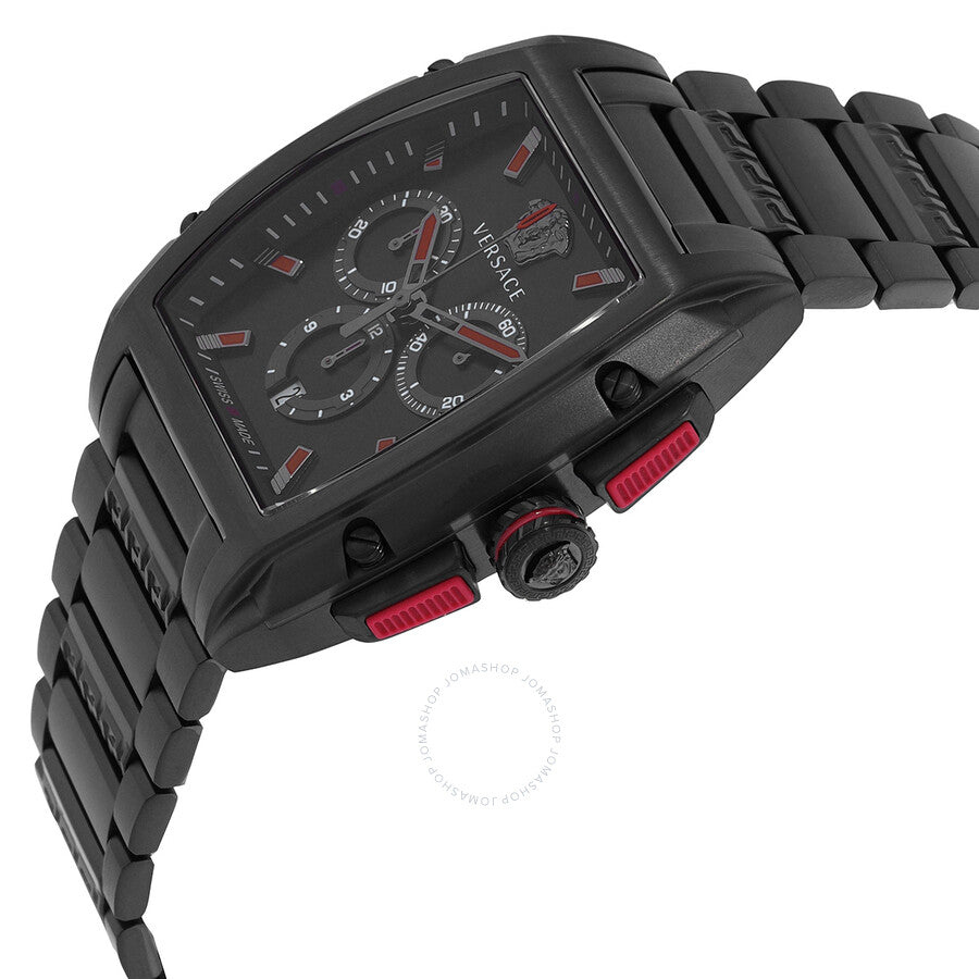 Versace Dominus Chronograph Quartz Black Dial Men's Watch VE6H00623 - Dawson Watches #2