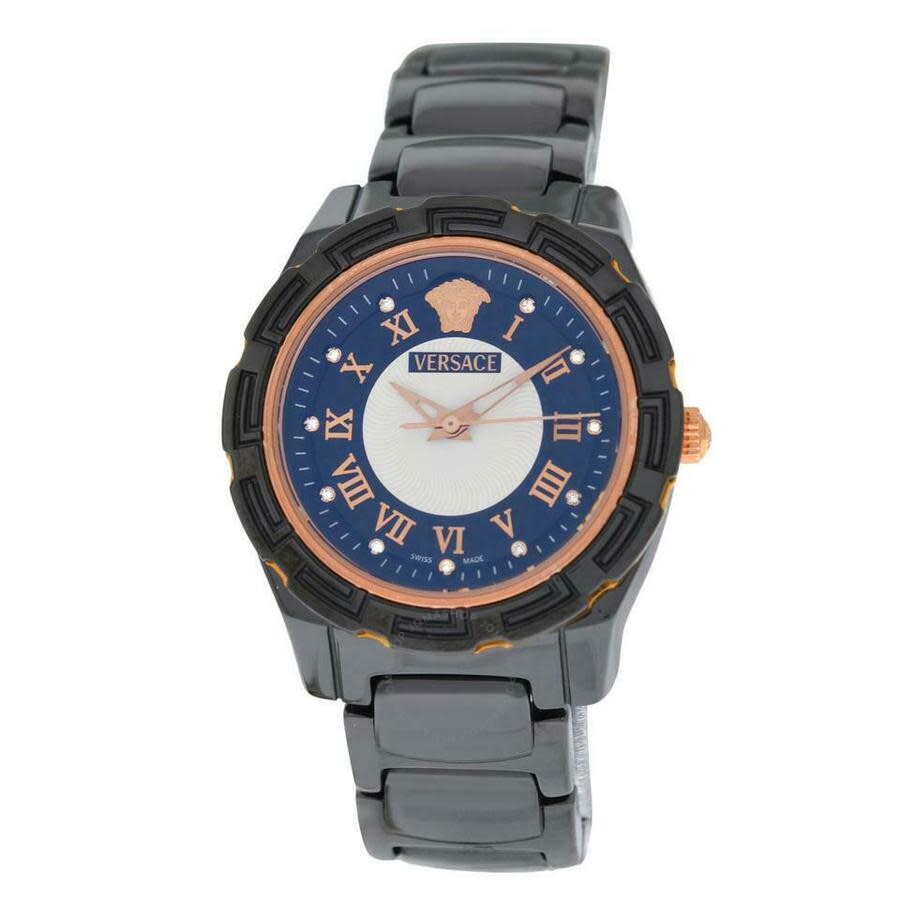 Versace DV One Glamour Quartz Black Dial Ladies Watch 63QCP9D008 SC09 - Dawson Watches