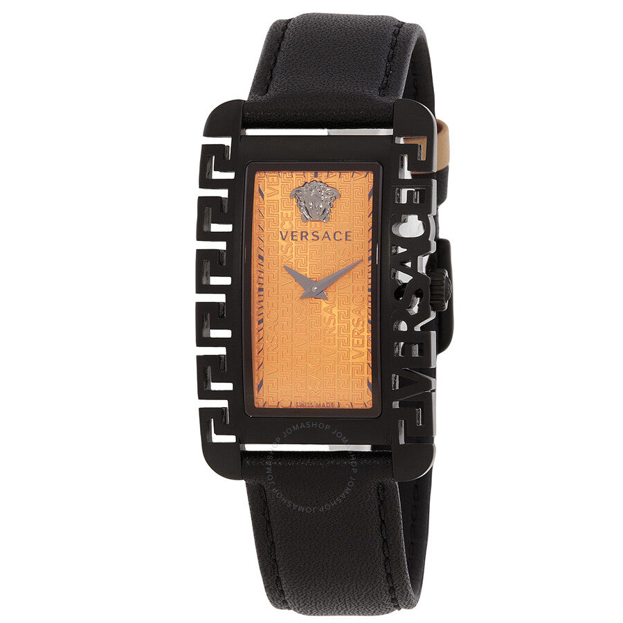 Versace Flair Gent Quartz Orange Dial Unisex Watch VE7D00123 - Dawson Watches