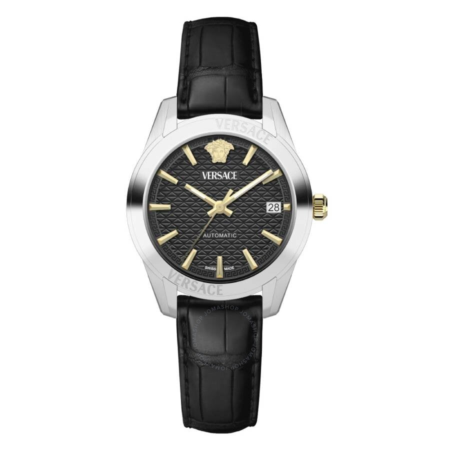 Versace Greca Classic Automatic Black Dial Ladies Watch VESCA0124 - Dawson Watches