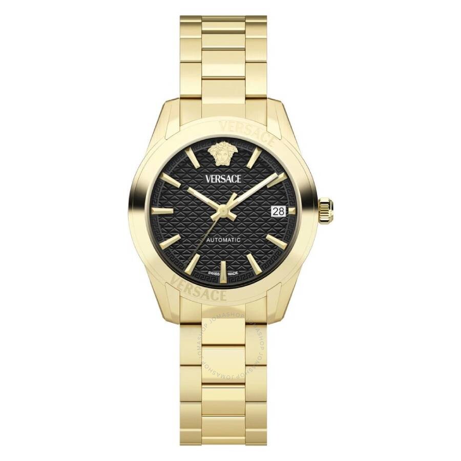 Versace Greca Classic Automatic Black Dial Ladies Watch VESCA0624 - Dawson Watches