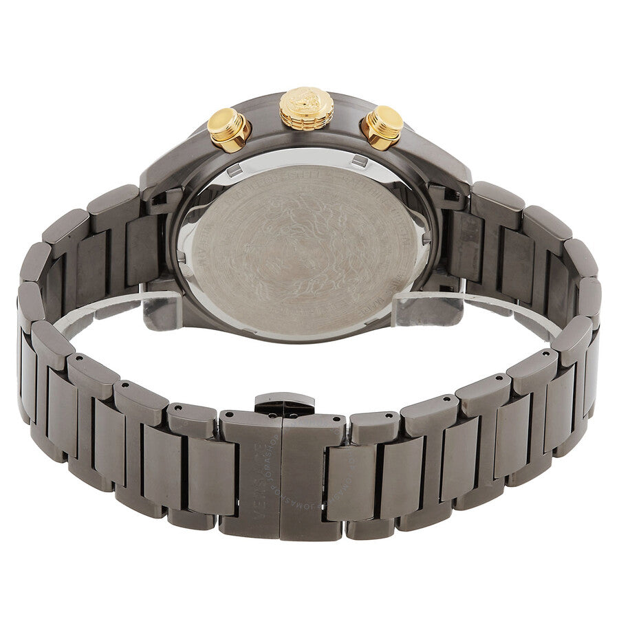 Versace Greca Dome Chronograph Quartz Black Dial Men's Watch VE6K00623 - Dawson Watches #3
