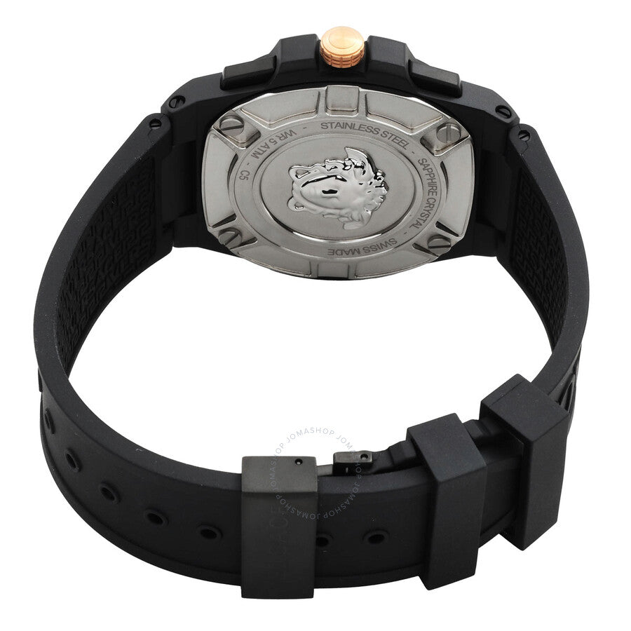Versace Greca Extreme Chronograph Quartz Black Dial Men's Watch VE7H00323 - Dawson Watches #3