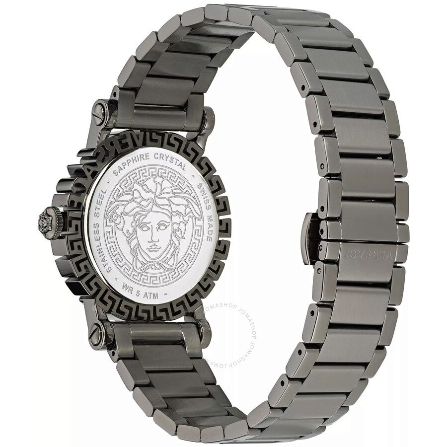 Versace Greca Glam Quartz Blue Dial Men's Watch VE6D00423 - Dawson Watches #2