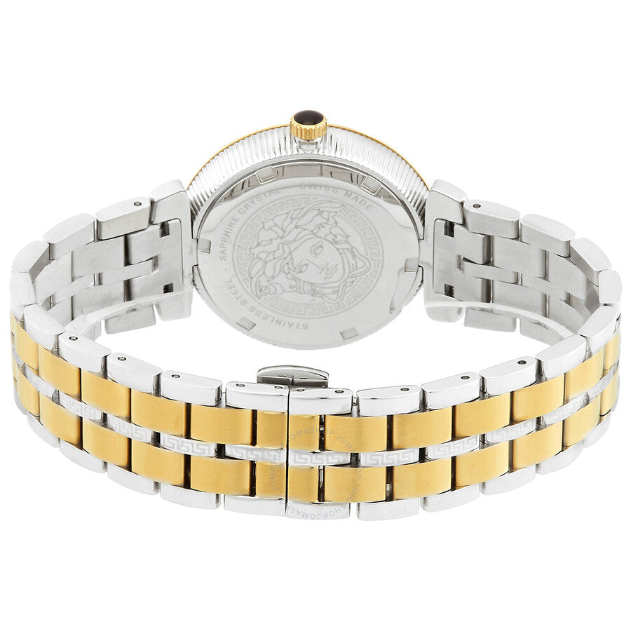 Versace Greca Icon Quartz Green Dial Two-Tone Ladies Watch VEZ600321 - Dawson Watches #3