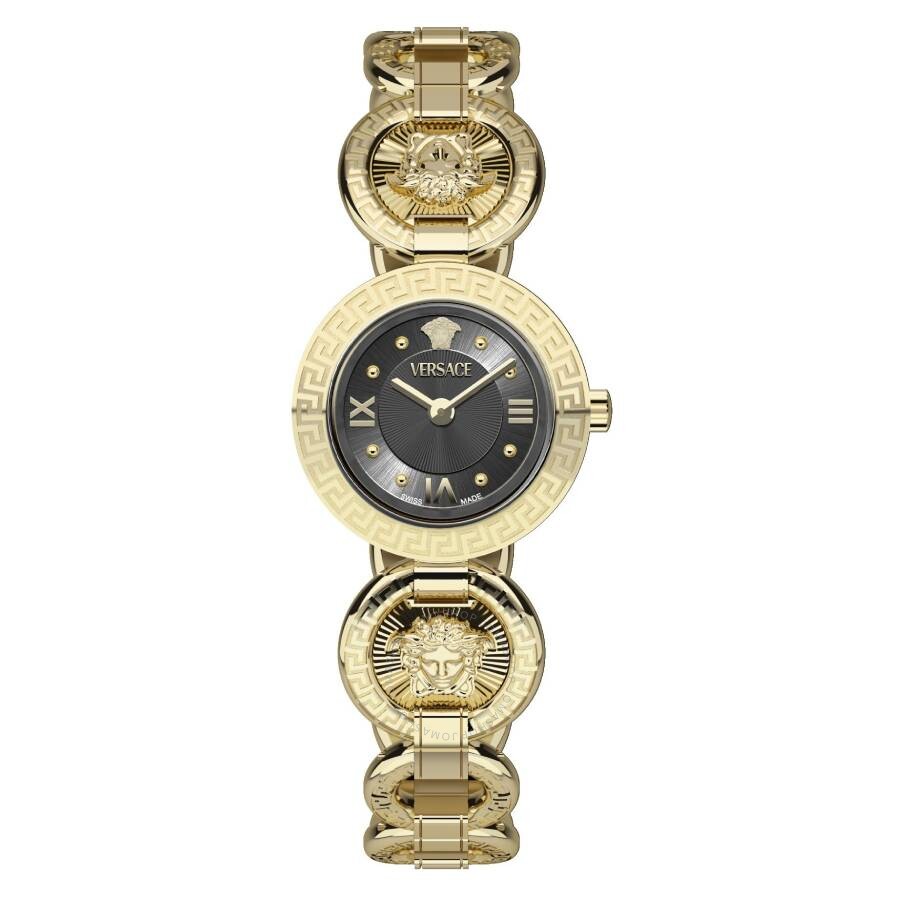 Versace Greca Jewel Quartz Black Dial Ladies Watch VEWCA0624 - Dawson Watches