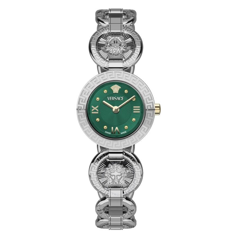 Versace Greca Jewel Quartz Green Dial Ladies Watch VEWCA0224 - Dawson Watches