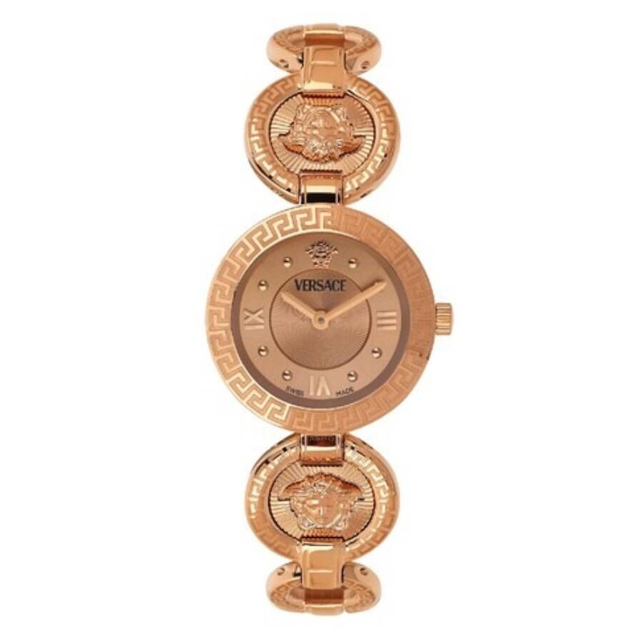 Versace Greca Jewel Quartz Rose Gold Dial Ladies Watch VEWCA0424 - Dawson Watches
