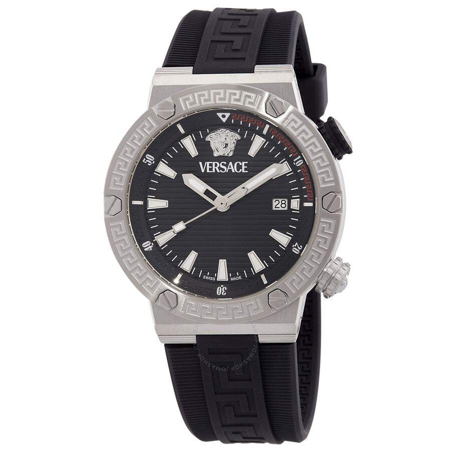 Versace Greca Quartz Blue Dial Men's Watch VE8G00124 - Dawson Watches
