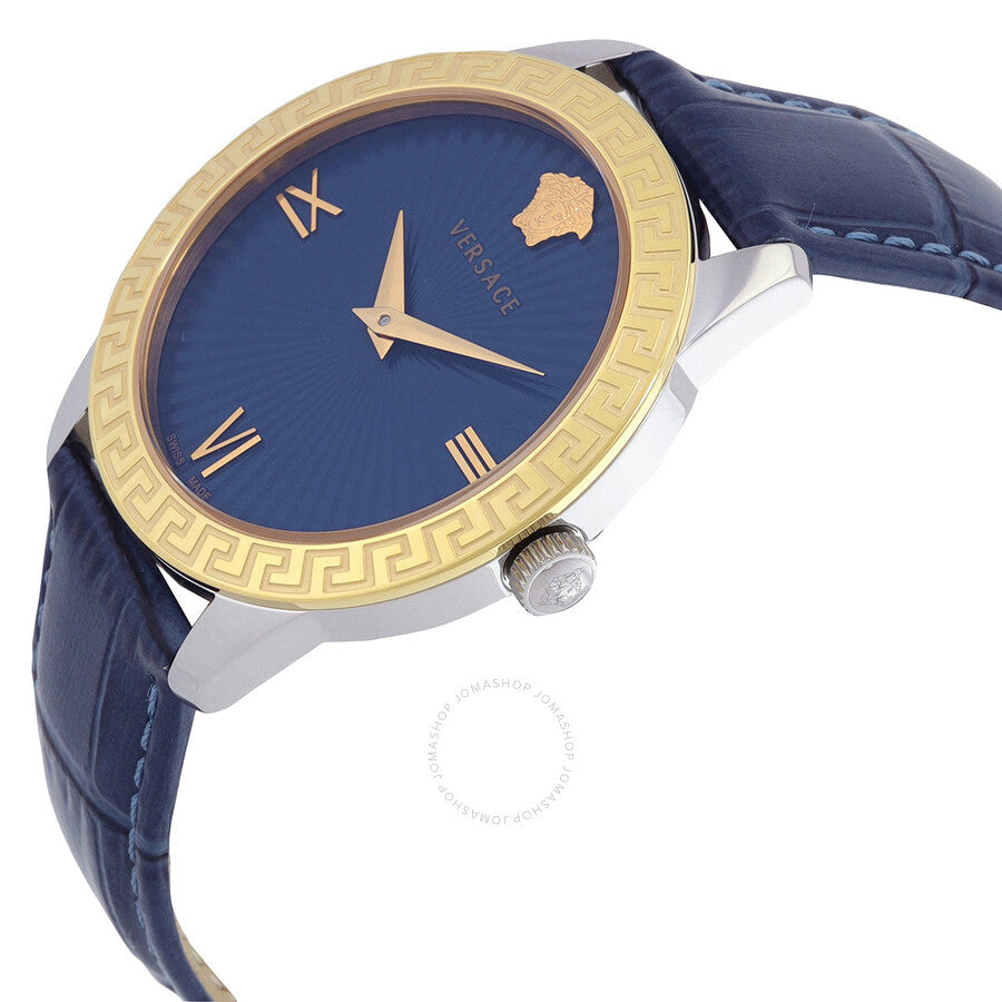 Versace Greca Signature Quartz Blue Dial Ladies Watch VEVC00219 - Dawson Watches #2