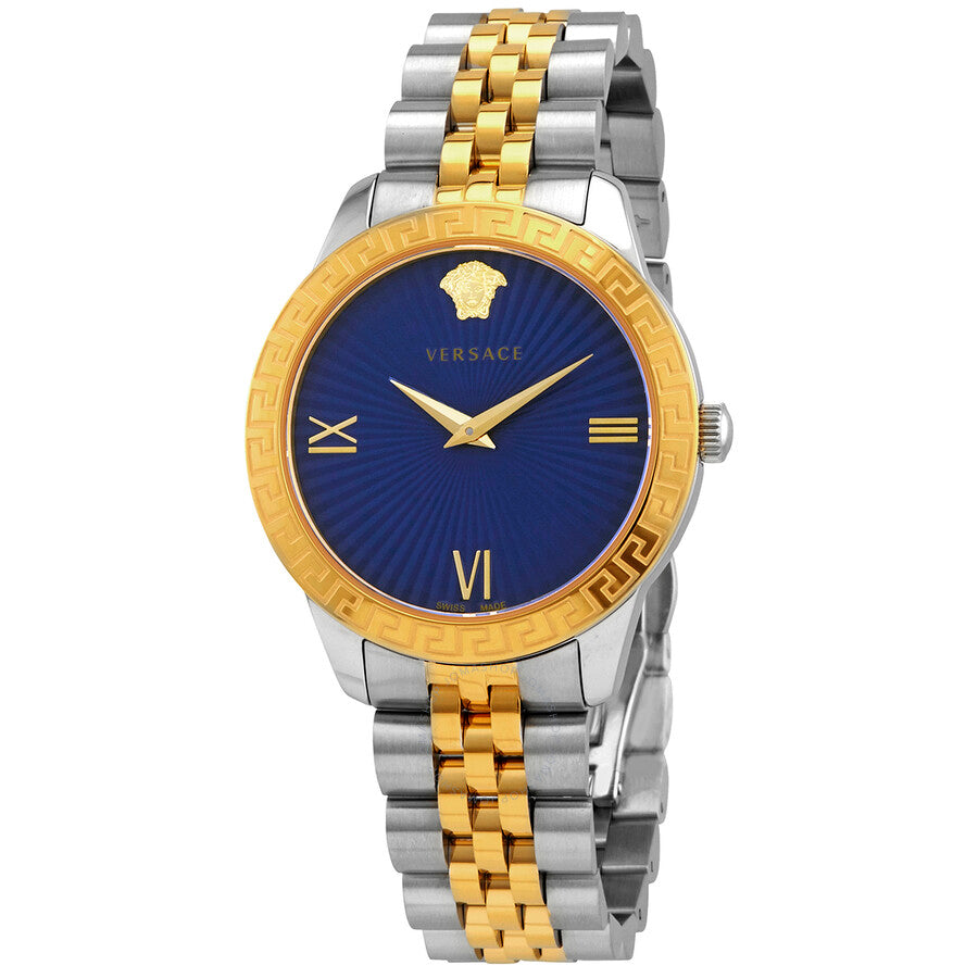 Versace Greca Signature Quartz Blue Dial Ladies Watch VEVC00719 - Dawson Watches