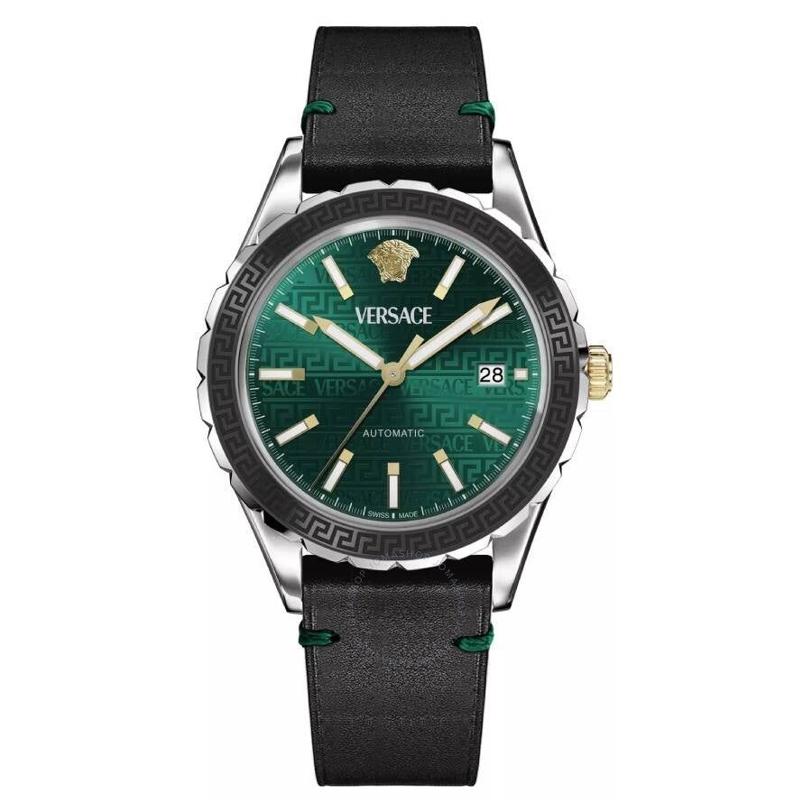 Versace Hellenyium Automatic Green Dial Men's Watch VEQCA0124 - Dawson Watches