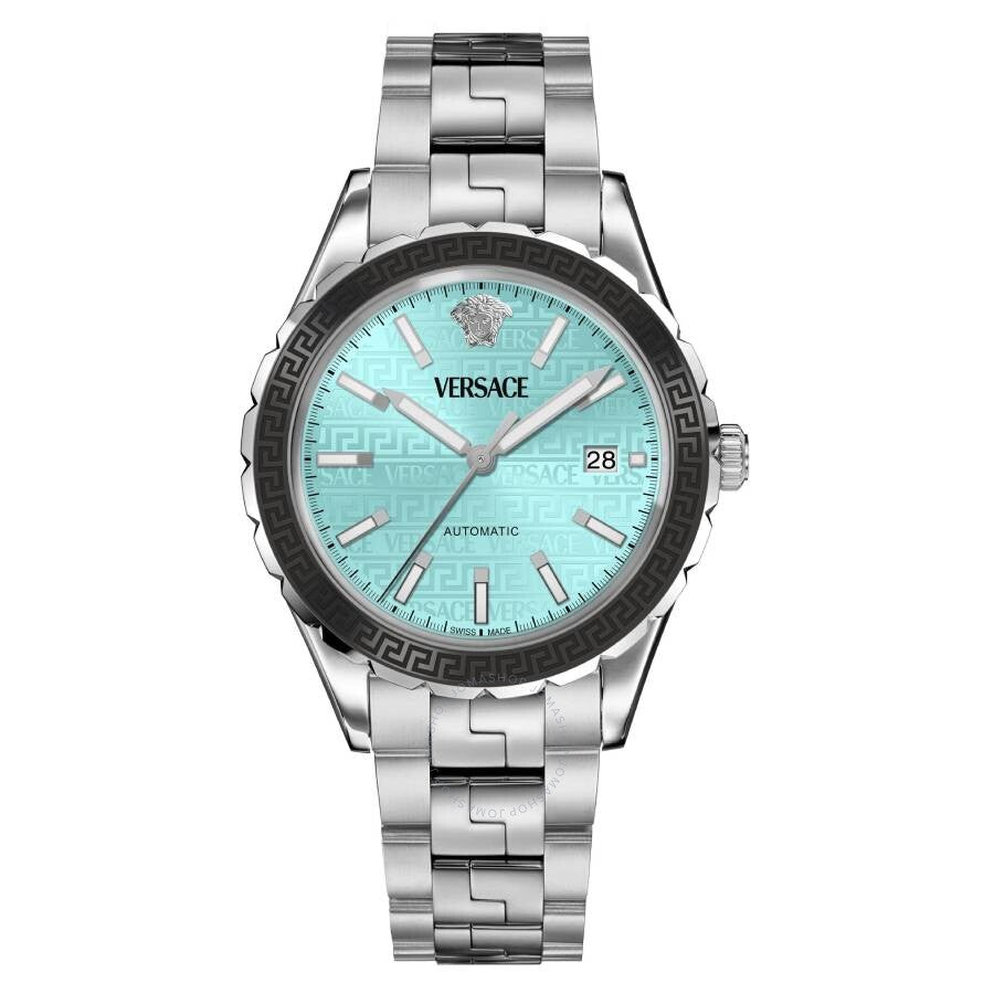 Versace Hellenyium Automatic Turquoise Dial Men's Watch VEQCA0324 - Dawson Watches