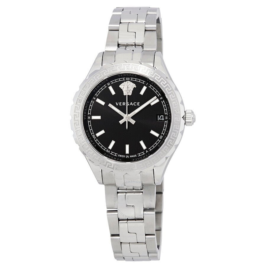 Versace Hellenyium Black Dial Ladies Watch V1202 0015 - Dawson Watches