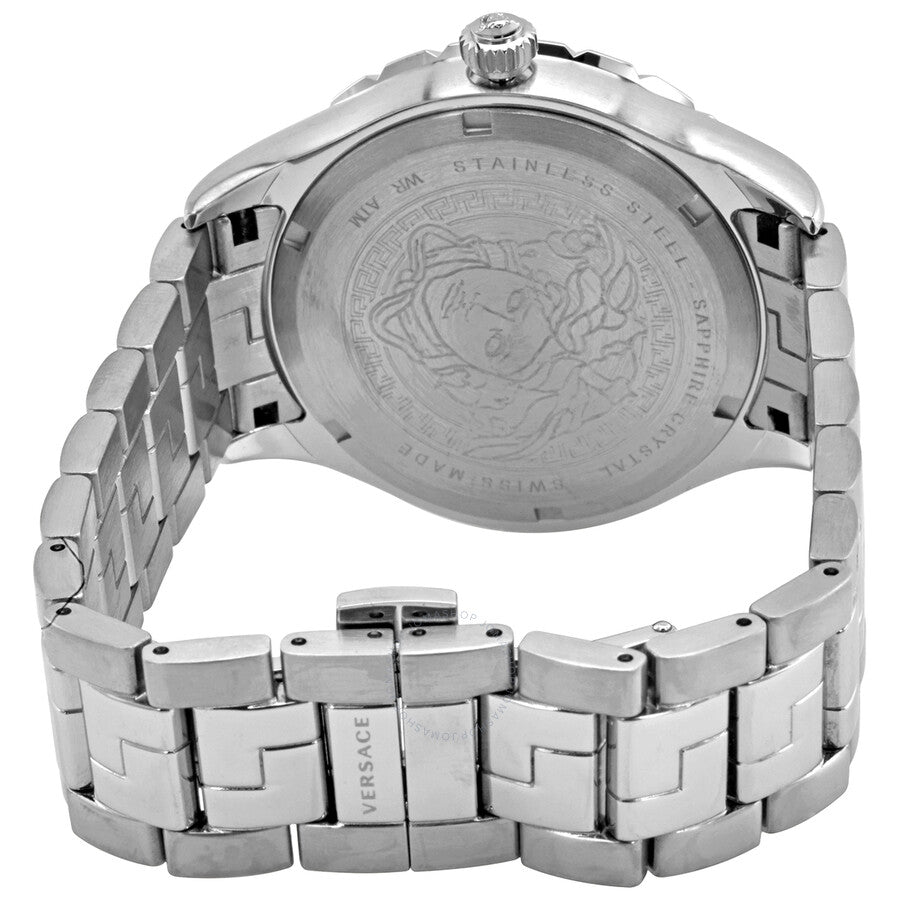 Versace Hellenyium GMT Black Dial Men's Watch V1102 0015 - Dawson Watches #3