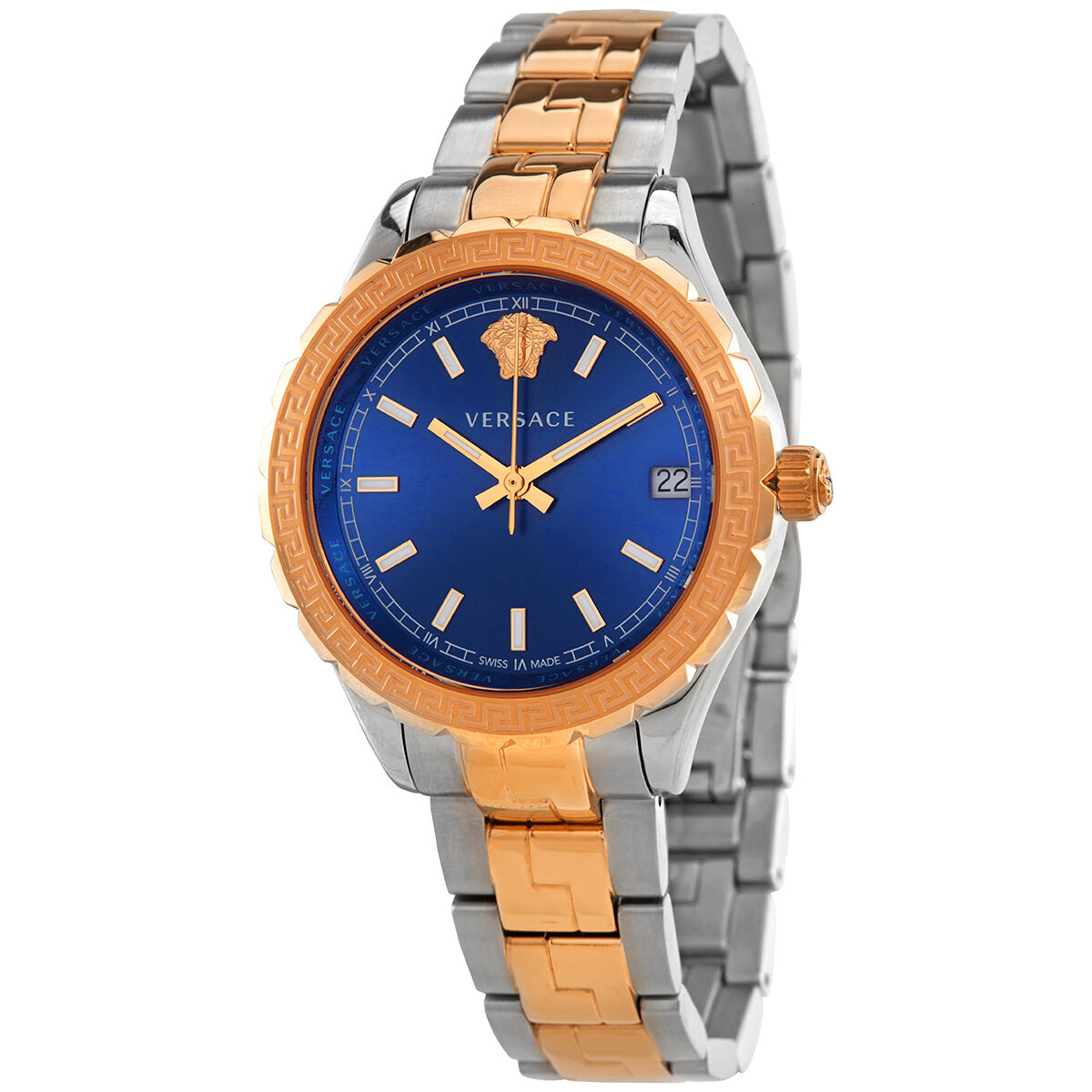 Versace Hellenyium Quartz Blue Dial Ladies Watch V12060017 - BigDaddy Watches