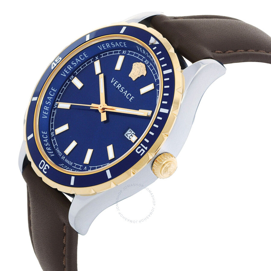 Versace Hellenyium Quartz Blue Dial Men's Watch VE3A00420 - Dawson Watches #2