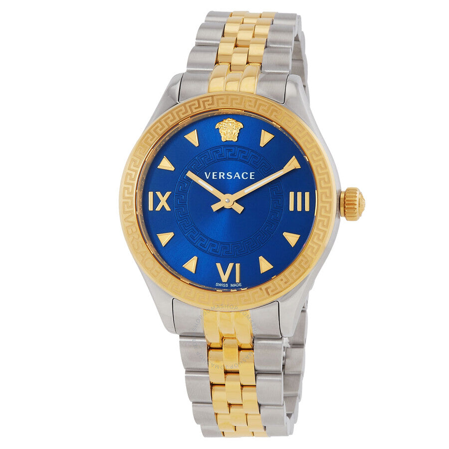 Versace Hellenyium Quartz Blue Dial Two-Tone Ladies Watch VE2S00522 - Dawson Watches