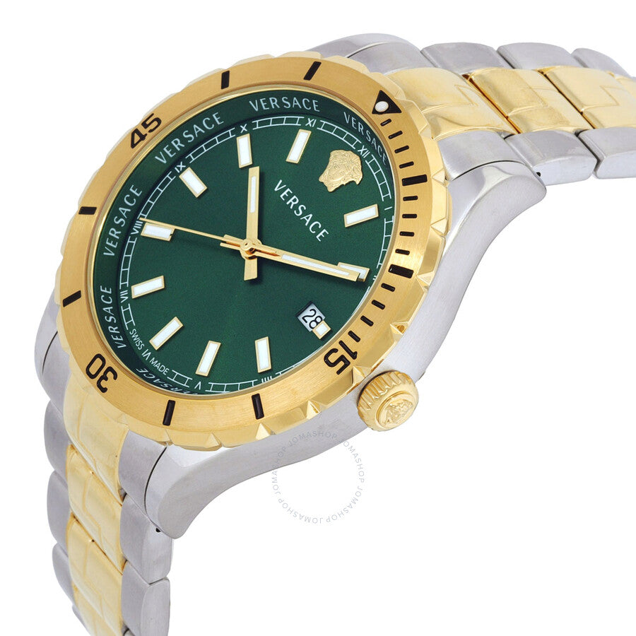 Versace Hellenyium Quartz Green Dial Men's Watch VE3A00720 - Dawson Watches #2
