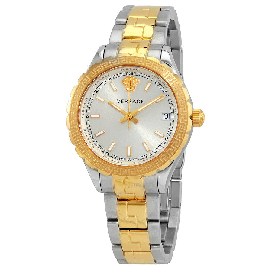 Versace Hellenyium Quartz Silver Dial Ladies Watch V12030015 - Dawson Watches